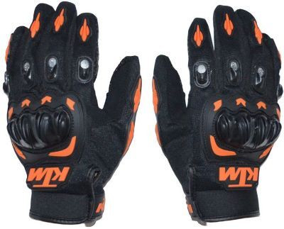 meenu arts Premium Pro Biker Riding Gloves_701 Driving Gloves(Black)