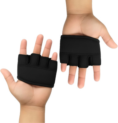 P. K SPORTS Neoprene Cricket Catching Gloves for Men & Women Gym & Fitness Gloves(Black)