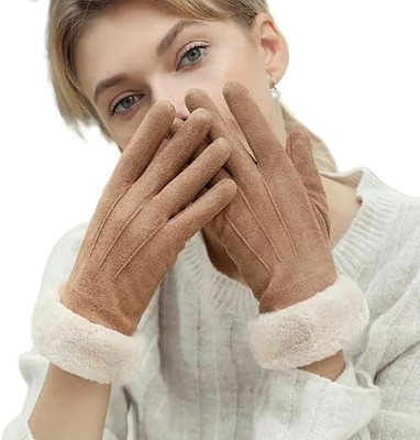 xlent mh in winter gloves Baseball Gloves(Beige)
