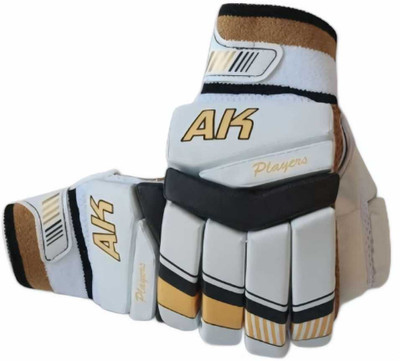 Aksports AK Batting Gloves ULTRA Men's (Right Hand Batsman) Batting Gloves Batting Gloves(Brown, White, Black)