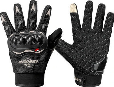 bsddp RIDING BLACK TOUCH SCREEN Riding Gloves(Black)