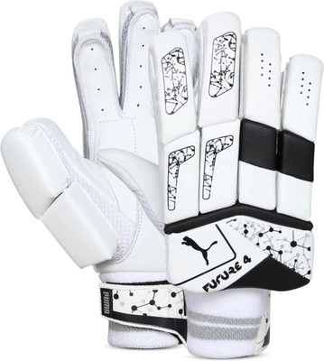 PUMA FUTURE 20.4 Batting Gloves- Mens(17+) RH- Batting Gloves(White, Black)