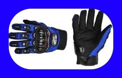 meenu arts New Premium Pro Biker Riding Gloves_959 Driving Gloves(Blue, Black)