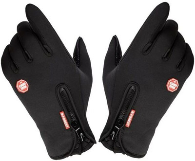DreamPalace India Winter Gloves for Men & Women, Cold Weather Warm Gloves with Touchscreen Riding Gloves(Black)