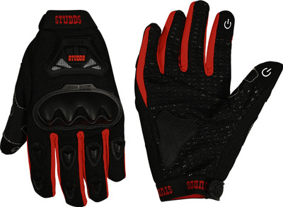 STUDDS SMG 6 Full Finger Bike Riding Gloves with Touch Screen Sensitivity Riding Gloves Riding Gloves(Red)