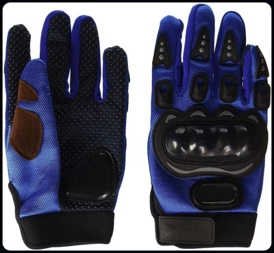 JAI SHRI Probiker Full Finger Gloves Bike Riding Hand Gloves for Motorcycle_ Driving Gloves(Blue)