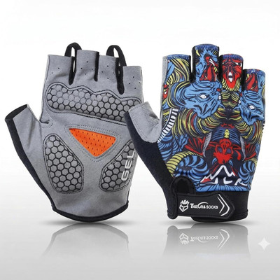 JERN Breathable Anti-slip Cycling Gloves Gel Padding Bike Gloves Cycling Gloves(Multicolor)