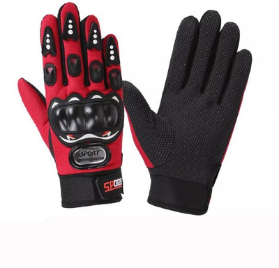VOYARGE Motorcycle Gloves, For Biker, For Motocross, Dirt Bike, For Scooter-X6 Riding Gloves(Red)