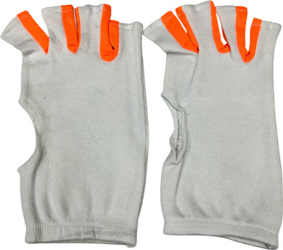 SVS Cut Finger Club Batting Gloves(White)