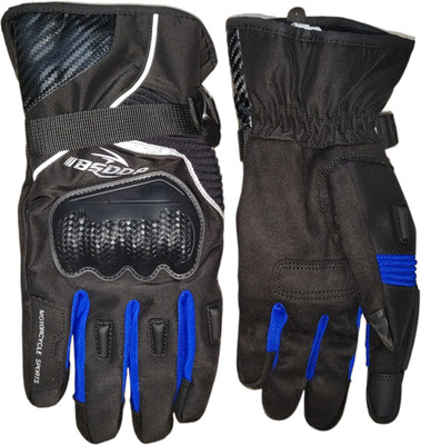 BSI BSDDP Long Winter Touching Gloves xxl for Riding Riding Gloves(Black, Blue)