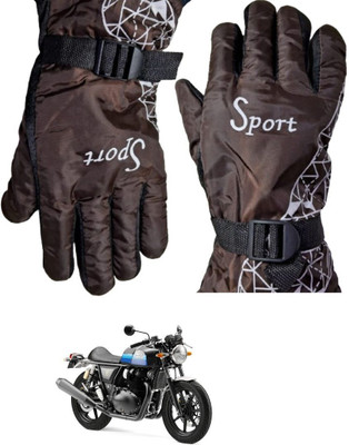 aksmit Travelling/Camping Glove Riding Gloves(Brown)
