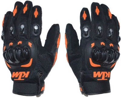 meenu arts Premium Pro Biker Riding Gloves_101 Driving Gloves(Black)