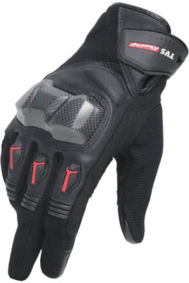 TVS Racing Pro Riding Gloves(Black)