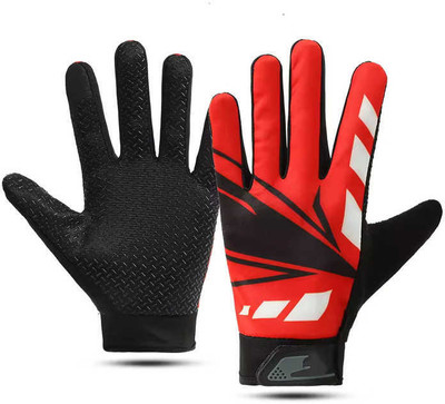 Leosportz Cool Biker Motocross Stretchable Gloves Driving Gloves(Grey)