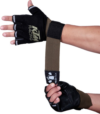 peakpack Commando Style Fingerless Gloves Gym & Fitness Gloves Gym & Fitness Gloves(Black ,Brown & White)