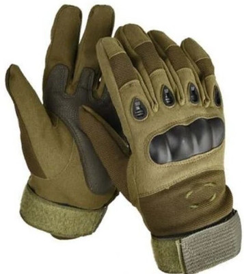 MELZRON Military Green Full Finger Tactical Bike Riding Winter Gloves Riding Gloves(Green)