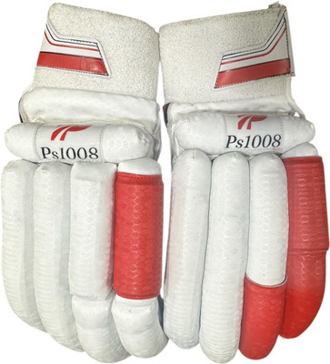 Prashant sports supper Batting Gloves(White, Red)