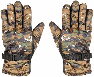 Atipriya Checkmate-Brown-4 Riding Gloves(Multicolor)