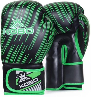 KOBO 12 OZ P.U Leather Boxing Punching Bag Sparring Training Gym Muay Thai Mitt Fight Boxing Gloves(BXG-04)