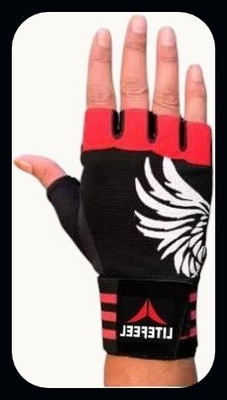 JAI SHRI Black & Red Sport Gloves For Men & Women(G-V-171 )_ Riding Gloves(Black, Red)