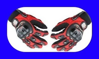 meenu arts New Premium Pro Biker Riding Gloves_1186 Driving Gloves(Red, Black)