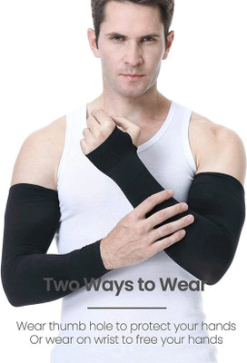 HOUSE OF COMMON Cricket Sport Arms Protective Glove CG-52 Cycling Gloves(Black)