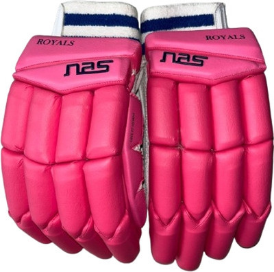 SVS NAS Royals Professional Player Edition Cricket Batting Gloves Batting Gloves(Pink)