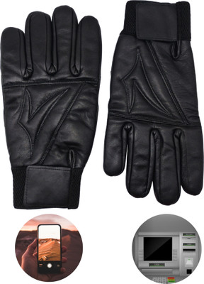 CTC CREATION Fashion Touch Gloves – Perfect for Winter Adventures Riding Gloves(Black)
