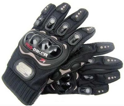 meenu arts Premium Pro Biker Riding Gloves_1073 Riding Gloves(Black)