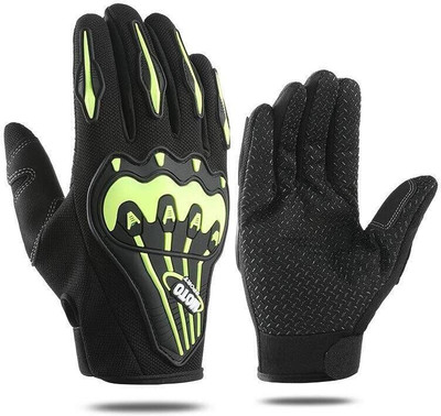 DreamPalace India Riding Gloves for Men & Women with Anti Slip & Mobile Touch Tachnolgy Riding Gloves(Green)