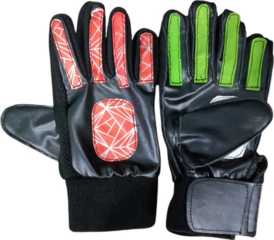 kbb Football Goalkeeper Gloves Combo with Shin Guard & Socks for Kids & Adults Goalkeeping Gloves(Blue)