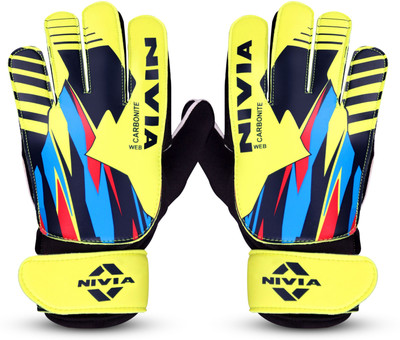 NIVIA Carbonite Web Goalkeeping Gloves(Multicolor)