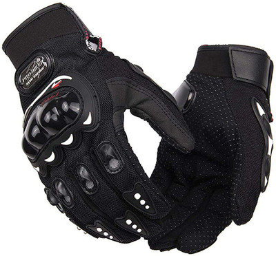 AUTO PEARL Bike Riding Gloves with Touch Screen Sensitivity Riding Gloves Riding Gloves(Black with Red)
