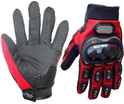 rk son Bike Racing Motorcycle Riding Gloves Red ColorFOR RIDER Driving Gloves(Red, Black)