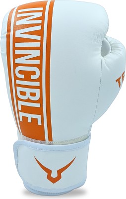 Invincible Solar Activated Tejas Training Gloves Boxing Gloves(Magic Orange)