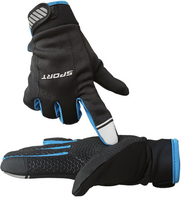 uRock Thermal Winter Glove Liners for Texting, Cycling & Driving - Touchscreen Gloves Riding Gloves(Blue)