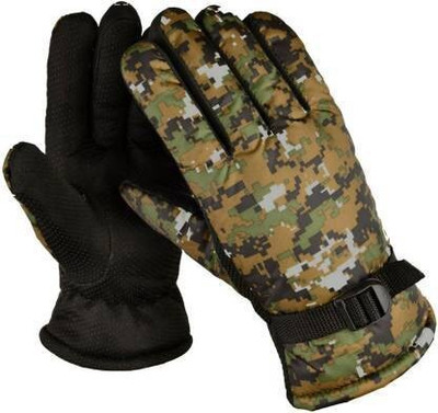 Atipriya Rexine Gloves Brown (Free Size) - 1 Pair (E) Riding Gloves(Multicolor)