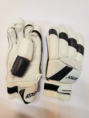 ASASA FINGERED BATTING GLOVES MEN LH Batting Gloves(White, Black)