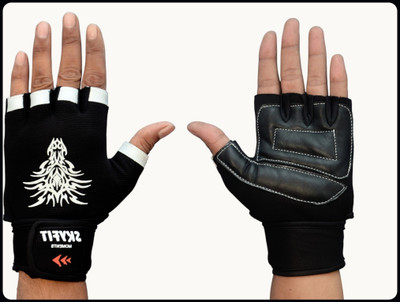 JAI SHRI Black Sport Gloves For Men & Women(G-V-43 )_ Riding Gloves(Black)
