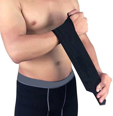 VELLY FIVE Mens&Womens Wrist Supports Band For Gym Gym & Fitness Gloves(Black)