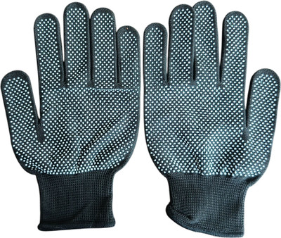 ESG Tennis cricket gloves for best grip Batting Gloves(Black)
