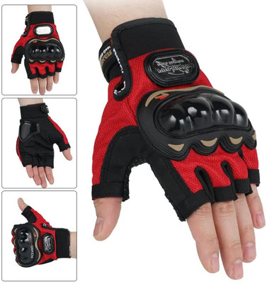 Creeknest Gym fitness sports gloves 253 Gym & Fitness Gloves(Red)