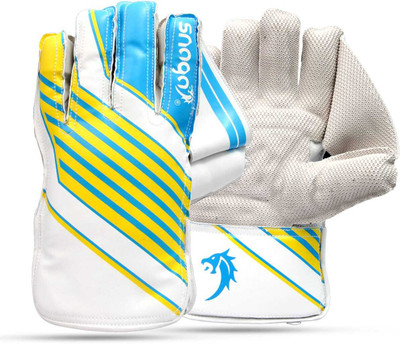 Snaga Prime Wicket Keeping Gloves – Premium Quality for Elite Performance Wicket Keeping Gloves(White)