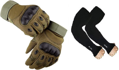 MELZRON Military Green Winter Motorbike Driving Tactical Gloves for Men and Women Riding Gloves(Green)