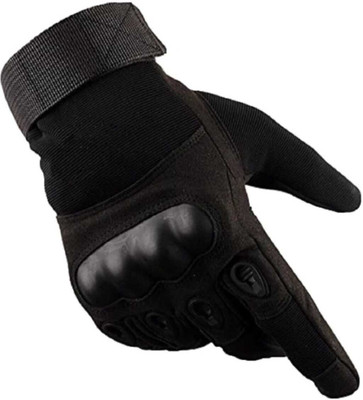 Ratasi only DRIVING AND RIDING LEATHER HAND GLOVES BLOCK Driving Gloves(Black)