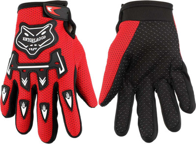 uRock Full Finger Biking,Riding Gloves with Touch Screen for Men & Women Riding Gloves(Red)