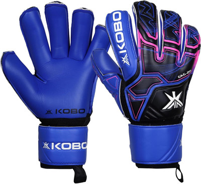 KOBO Football/Soccer Goal Keeper Professional Gloves Goalkeeping Gloves(Multicolor)
