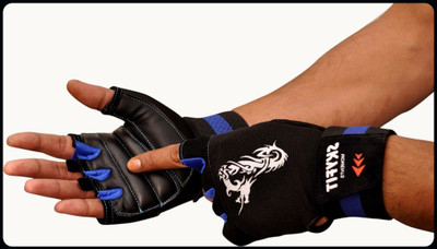 JAI SHRI Blue & Black Sport Gloves For Men & Women(G-V-168 )_ Riding Gloves(Blue, Black)