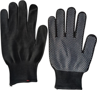 PK15 BLACK TENNIS CRICKET GLOVES Inner Gloves(Black)