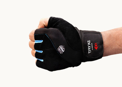 VELLY FIVE Blue & Black Sport Gloves For Men & Women(G-V-8 ) Riding Gloves(BLUE & BLACK)